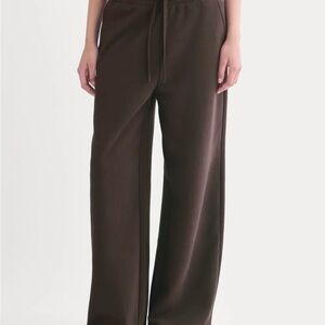 BNWT Everlane Brown wide leg Sweatpants